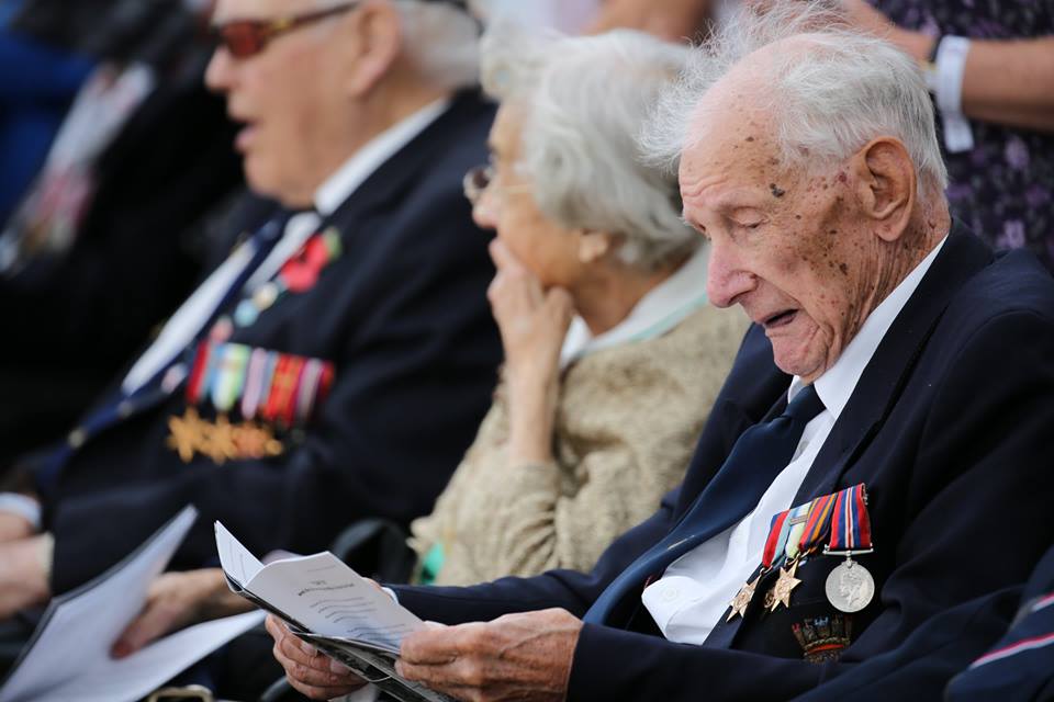 Thousands of people have cheered on veterans of the Second World War today as events took place in London to mark the 70th anniversary of Victory over Japan (VJ) Day.