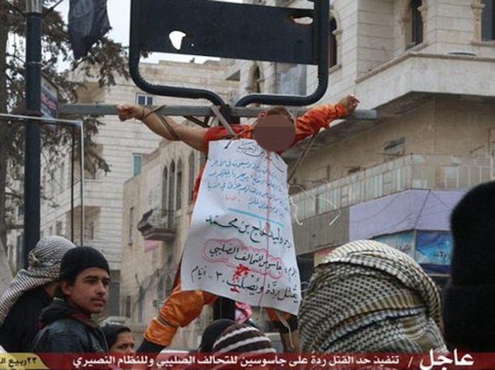 IS-crucifixion